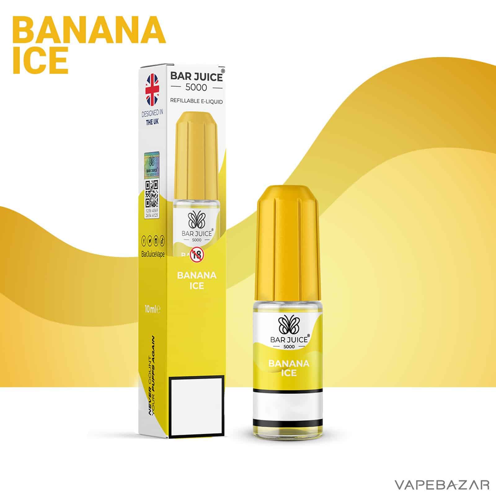 Bar Juice 5000 Banana Ice 2 | Vapebazar Bar Juice 5000 Banana Ice