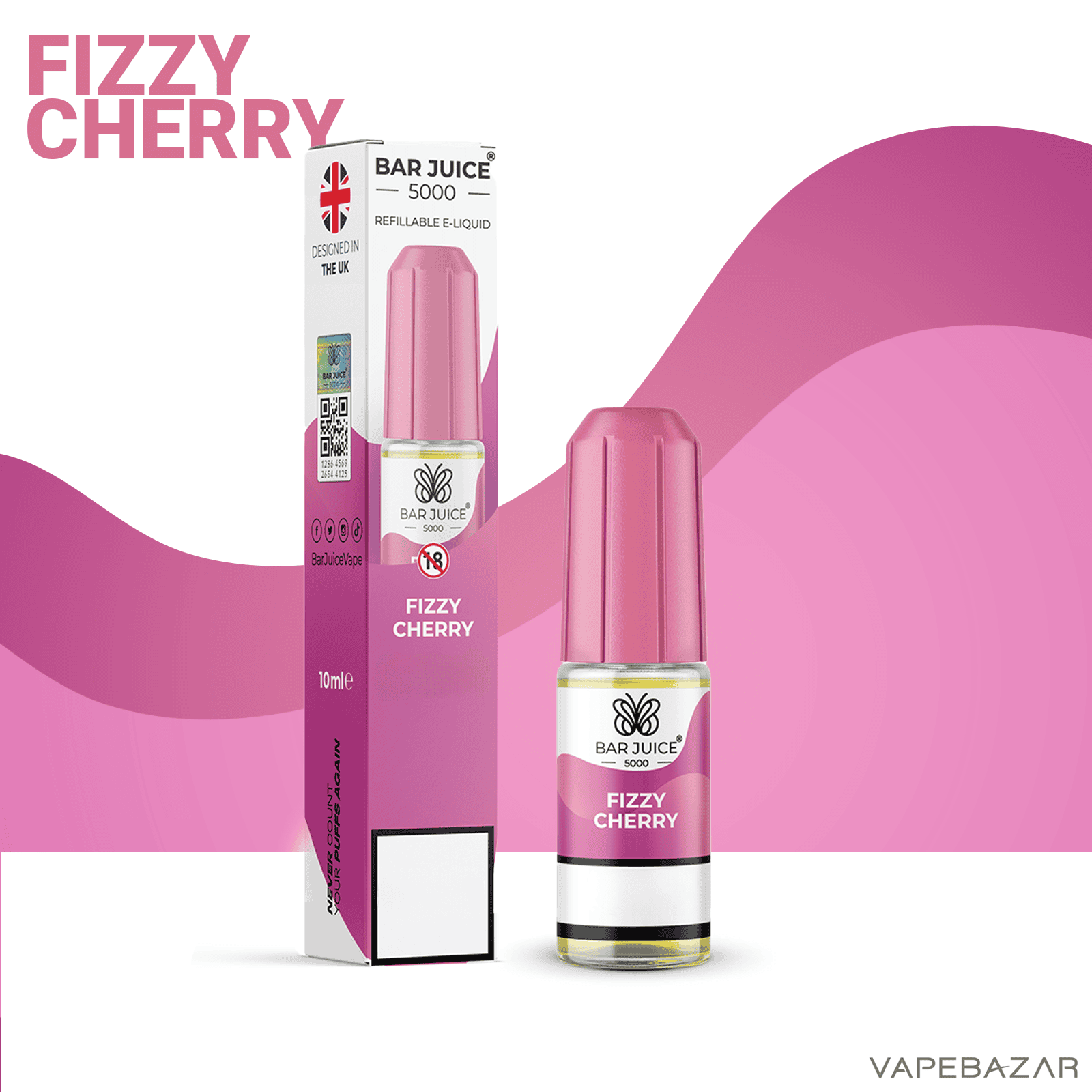 Bar Juice 5000 Fizzy Cherry 2 | Vapebazar Bar Juice 5000 Fizzy Cherry