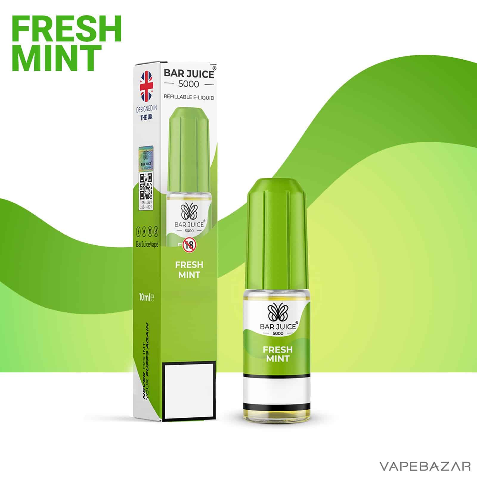 Bar Juice 5000 Fresh Mint 2 | Vapebazar Bar Juice 5000 Fresh Mint