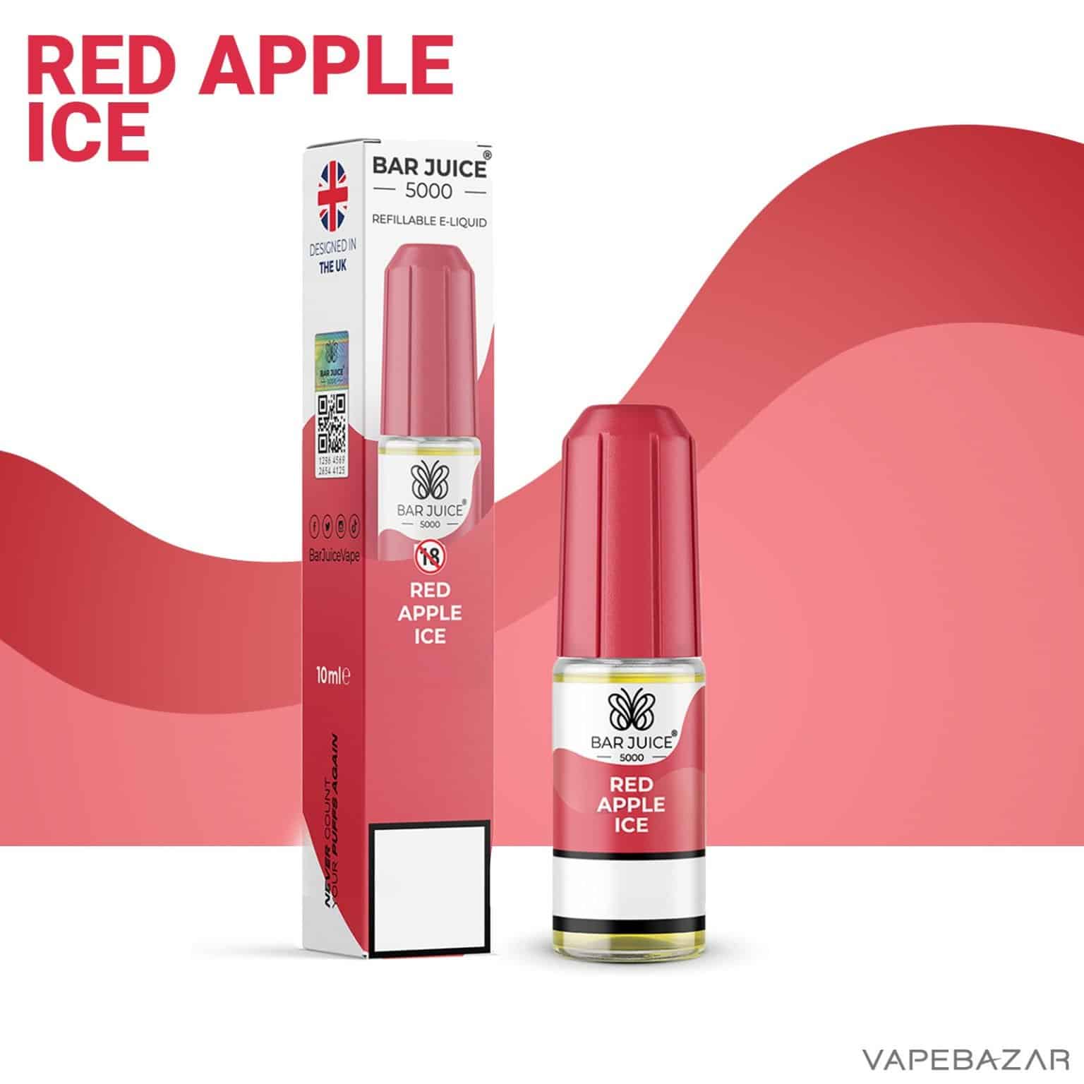 BAR Juice 5000 NIC Salt Red Apple Ice kaufen | Vapebazar