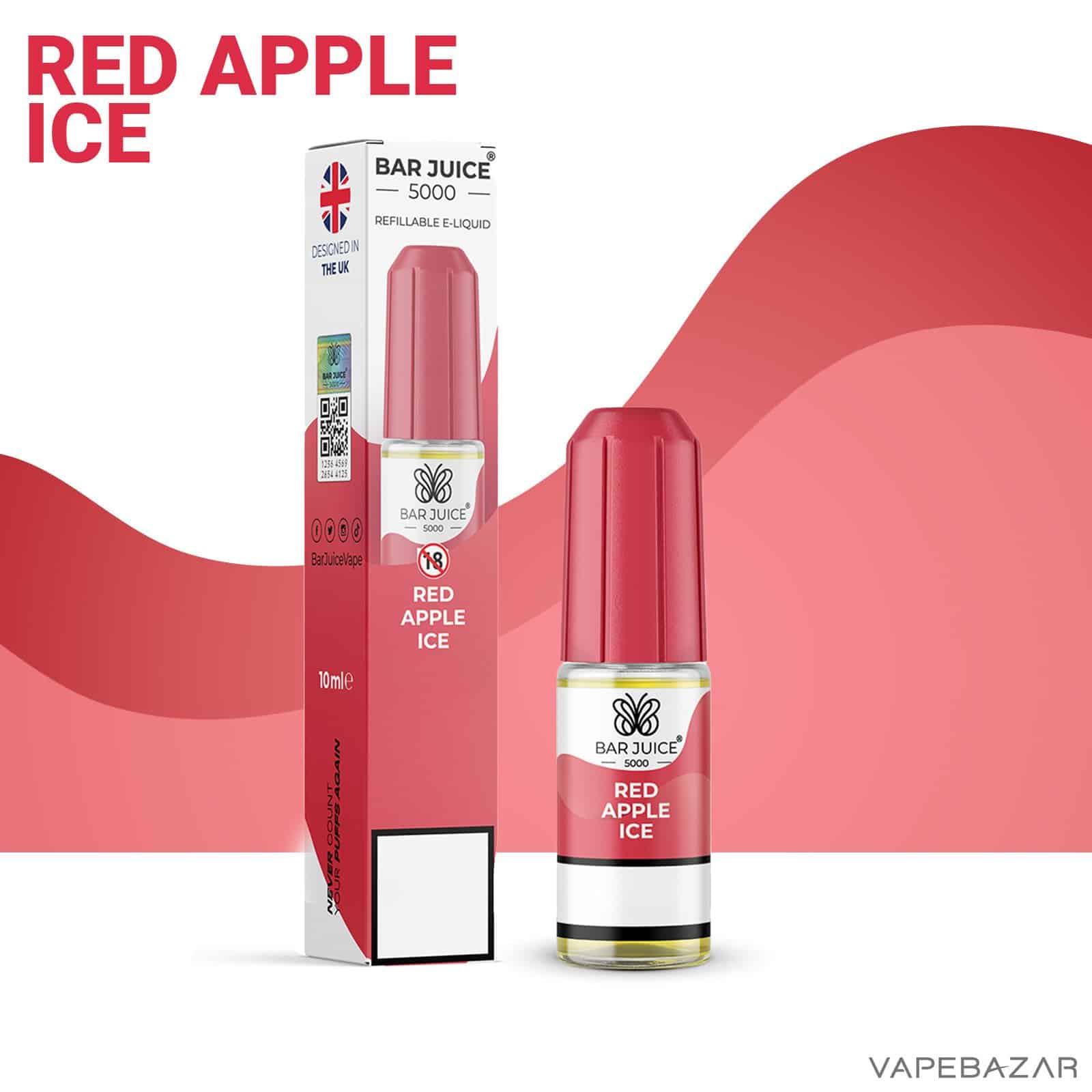 Bar Juice 5000 Red Apple Ice 2 | Vapebazar Bar Juice 5000 Red Apple Ice