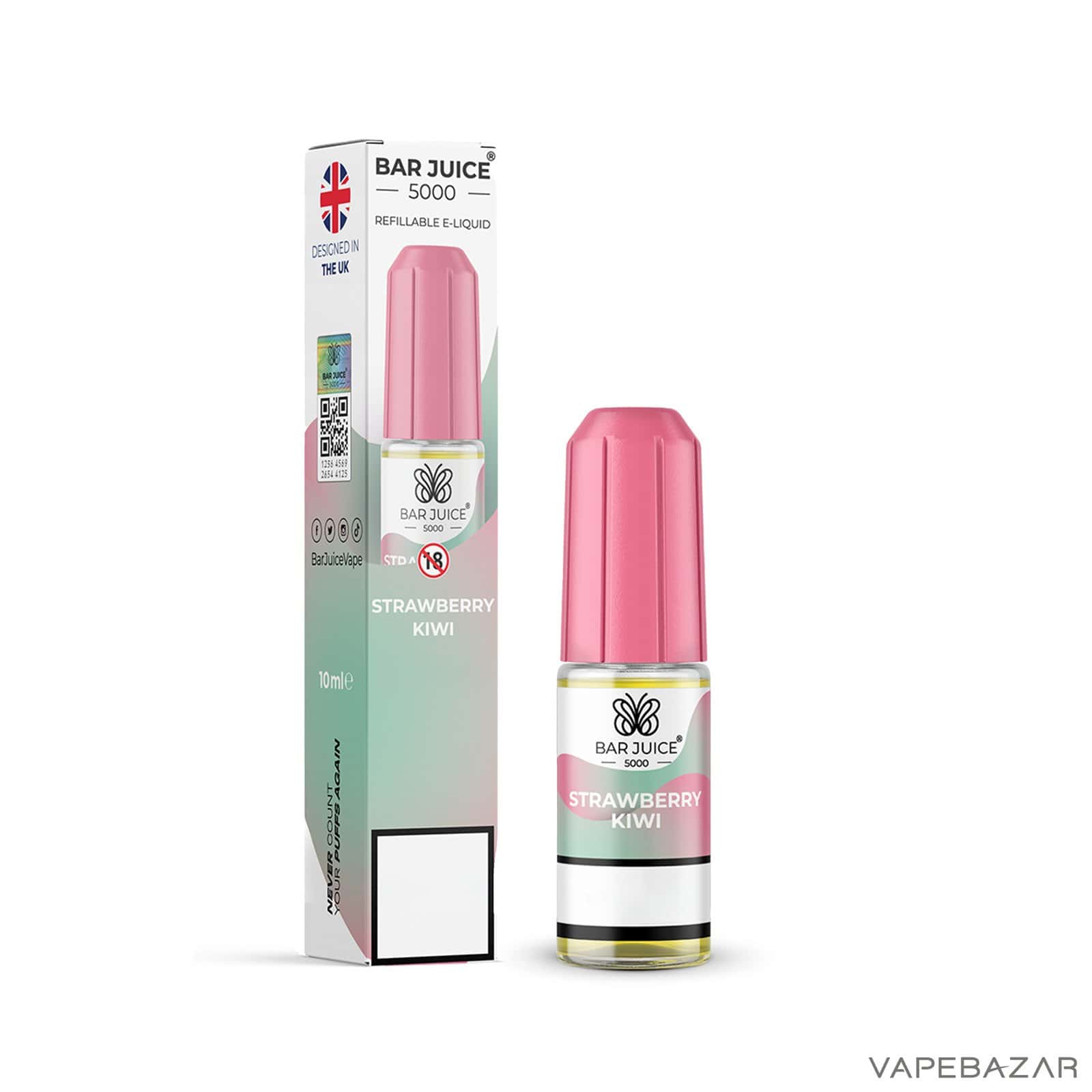 Bar Juice 5000 Strawberry Kiwi 3 | Vapebazar Bar Juice 5000 Strawberry Kiwi