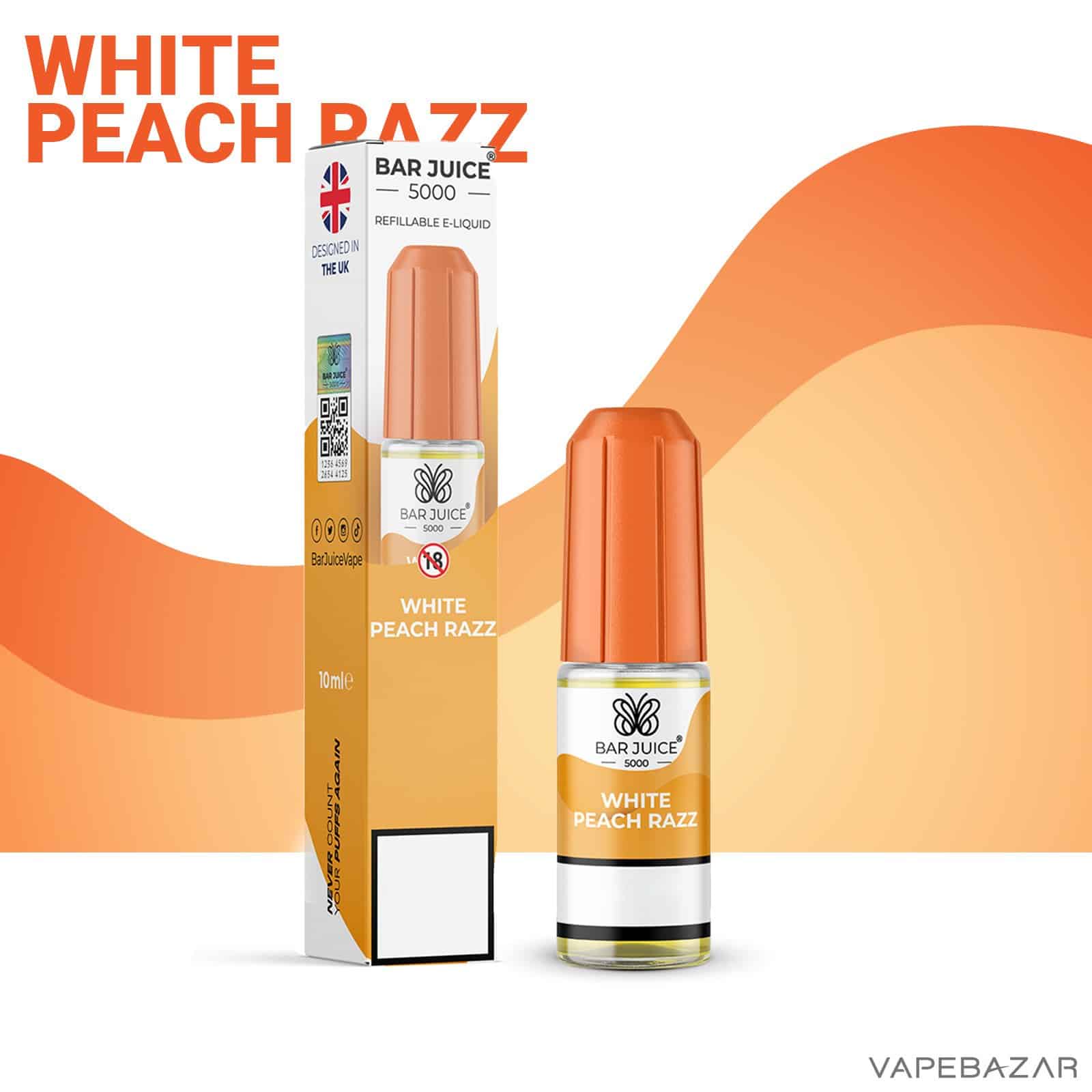 Bar Juice 5000 White Peach Razz 2 | Vapebazar Bar Juice 5000 White Peach Razz
