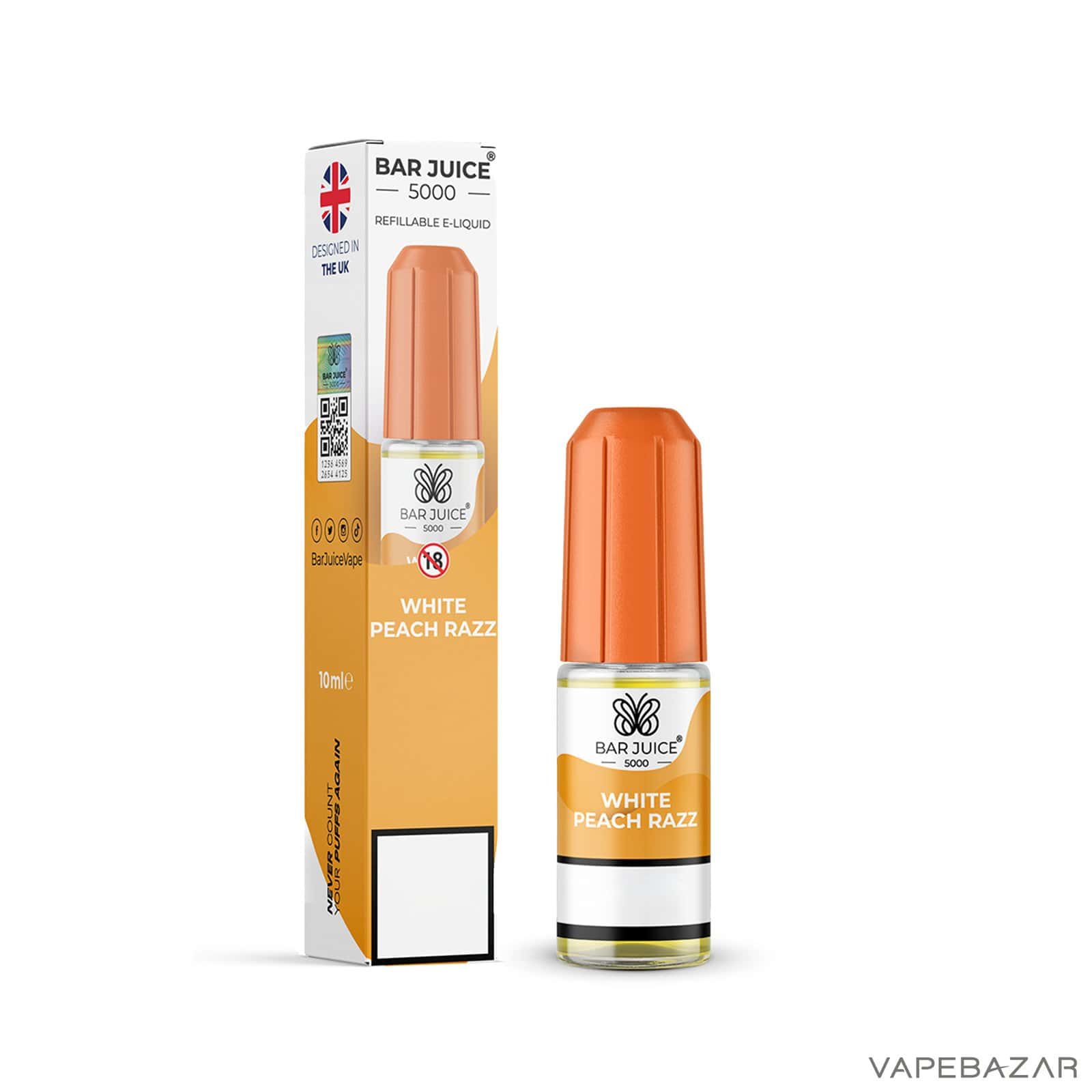 Bar Juice 5000 White Peach Razz 3 | Vapebazar Bar Juice 5000 White Peach Razz