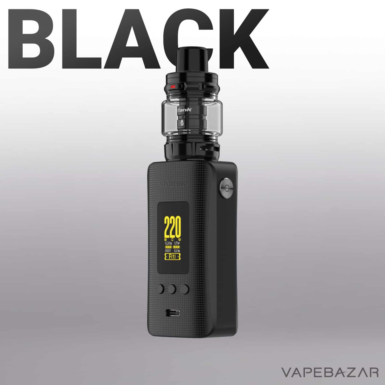 Black2 1 | Vapebazar Vaporesso Gen 200 Itank 2 Edition Vapebazar