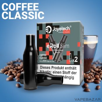 Joyetech eRoll Slim Prefilled Pod - Coffee Classic (2er Pack)