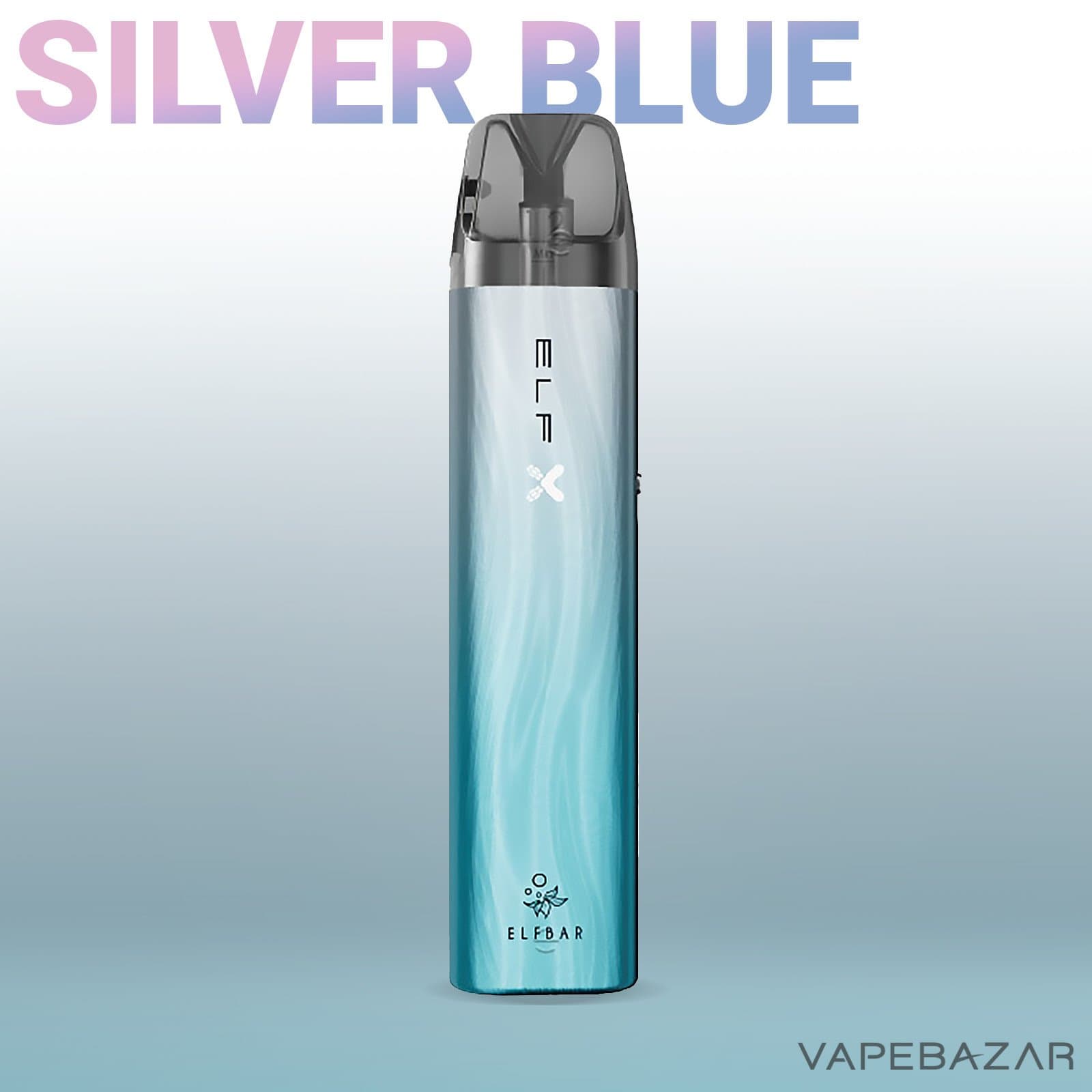 Elf Bar ELFX Silver Blue Vapebazar 2 | Vapebazar Elf Bar Elfx Silver Blue Vapebazar