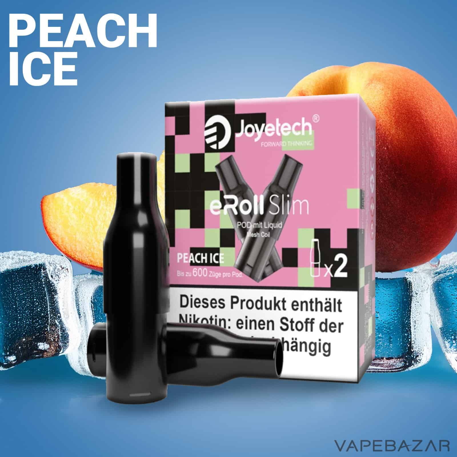 PeachIce | Vapebazar Joyetech Eroll Slim Pods Peach Ice