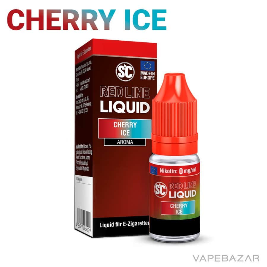 SC Red Line Cherry Ice | Vapebazar Sc Red Line Nikotinsalz Liquid Cherry Ice