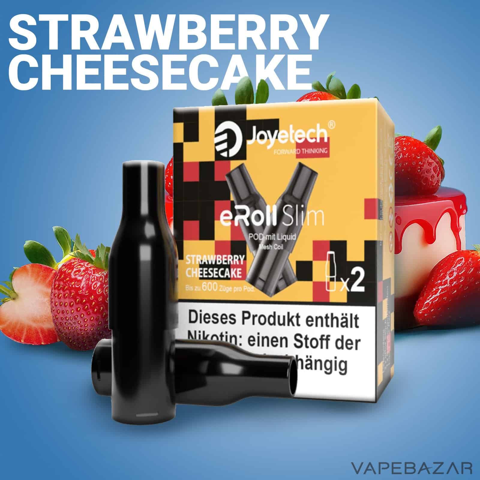 StrawberryCheesecake | Vapebazar Joyetech Eroll Slim Prefilled Pod - Mixed Berries (2Er Pack)