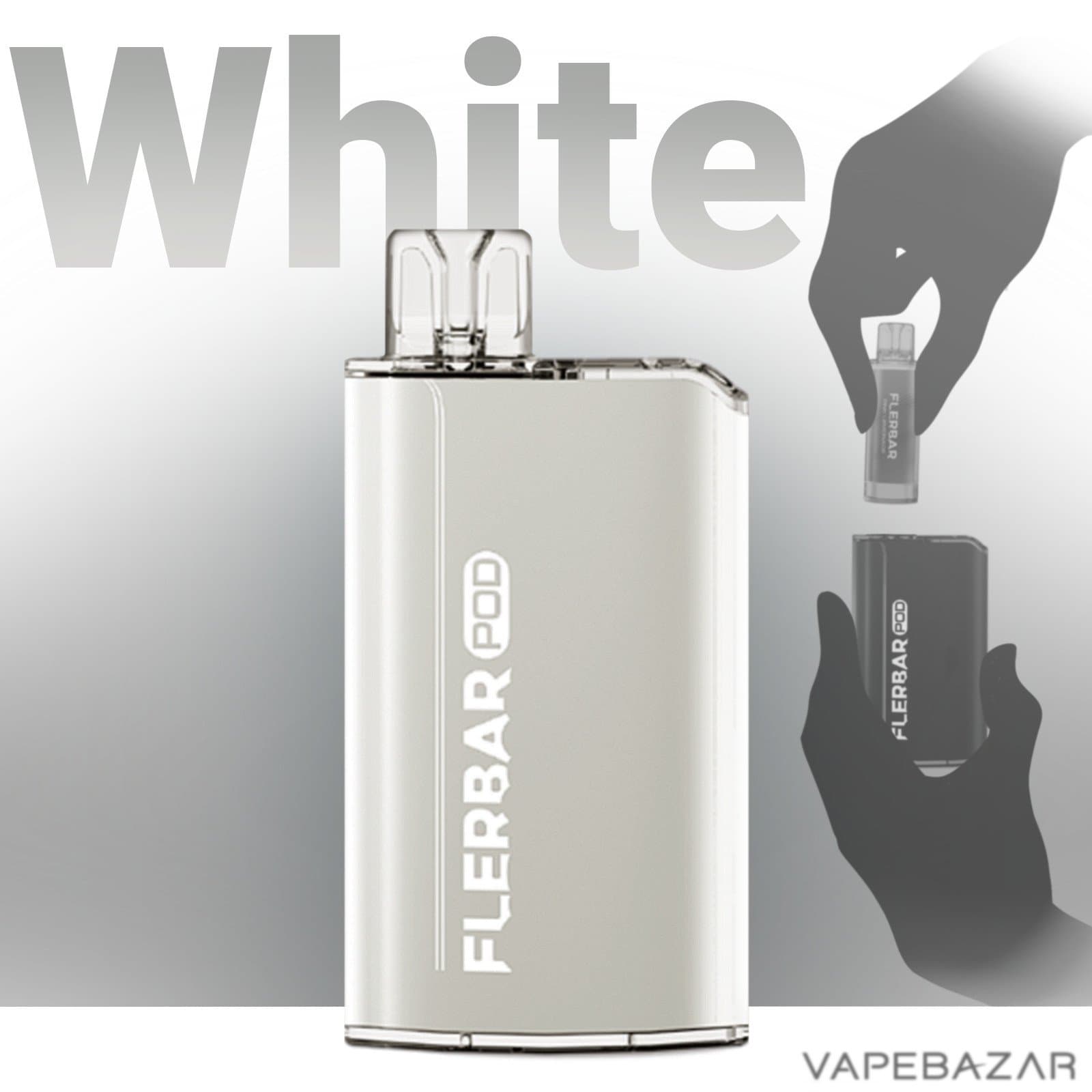 White 2 | Vapebazar Flerbar Pod White