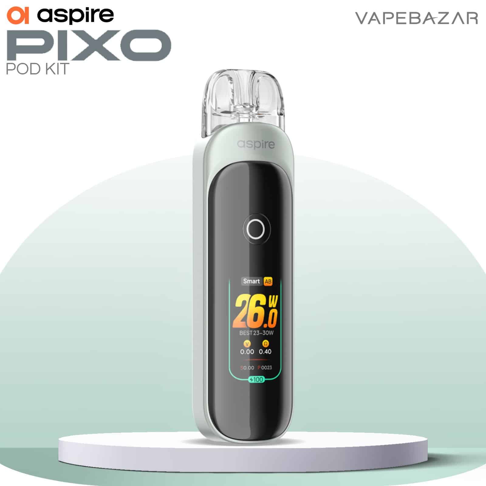 Aspire Pixo Pod Kit Sage Green | Vapebazar Aspire Pixo Pod Kit Sage Green