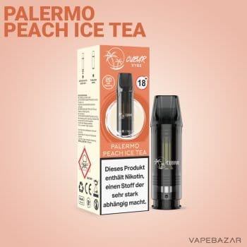 Cubar Vybe Pod Palermo Peach Ice Tea