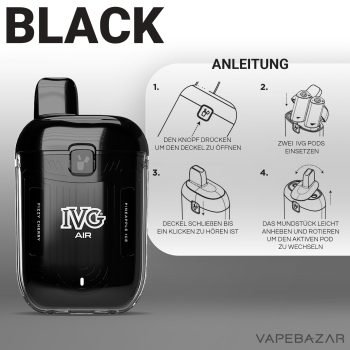IVG Air 2 in 1 Pod Kit Black 2