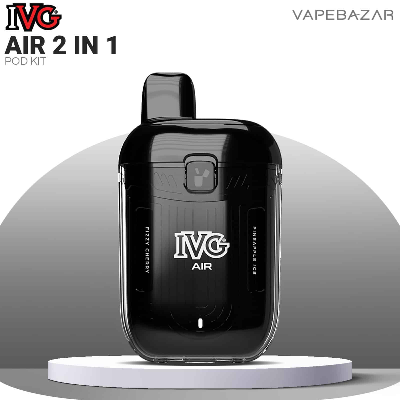 IVG Air 2 in 1 Pod Kit Black | Vapebazar Ivg Air 2 In 1 Pod Kit Black 2