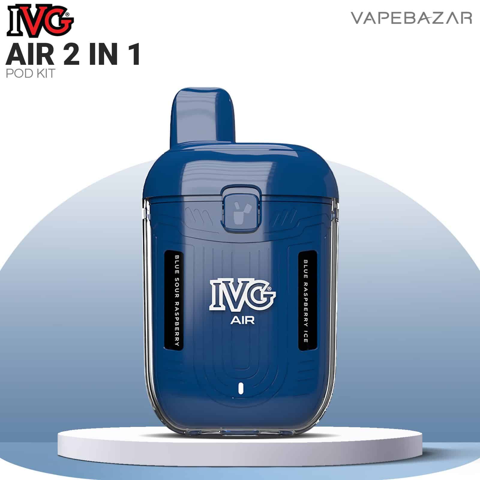 IVG Air 2 in 1 Pod Kit Blue | Vapebazar Ivg Air 2 In 1 Pod Kit Blue 2