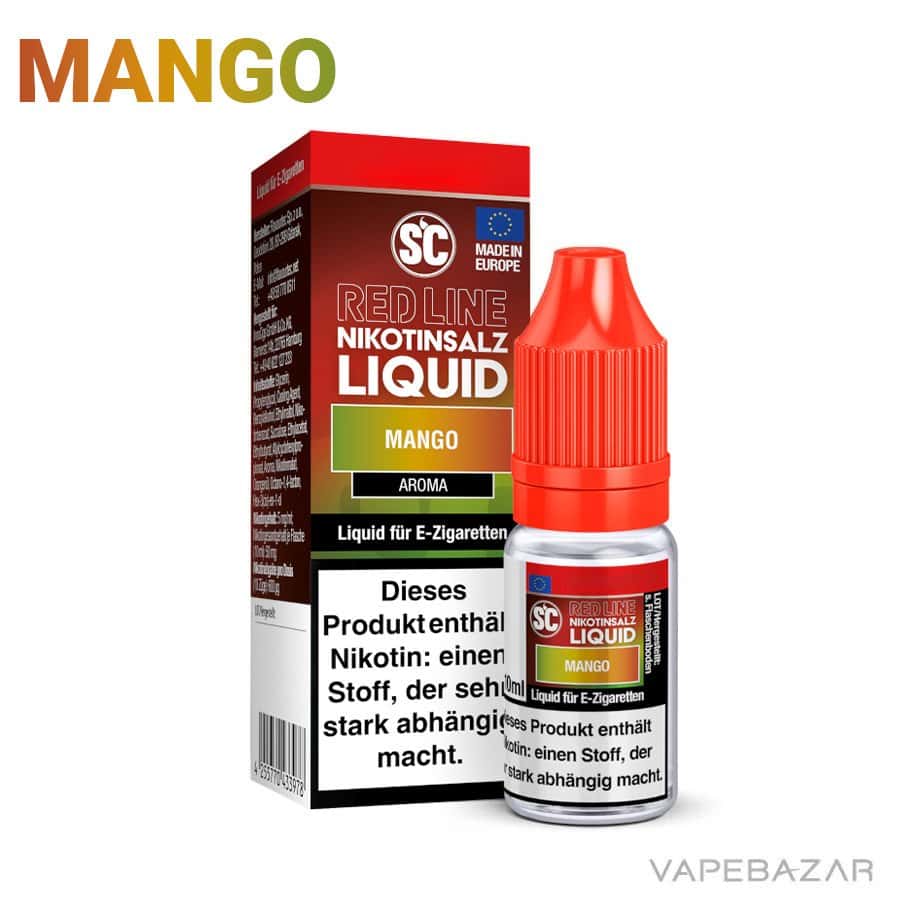 SC Red Line Mango | Vapebazar Sc Red Line Nikotinsalz Liquid Mango