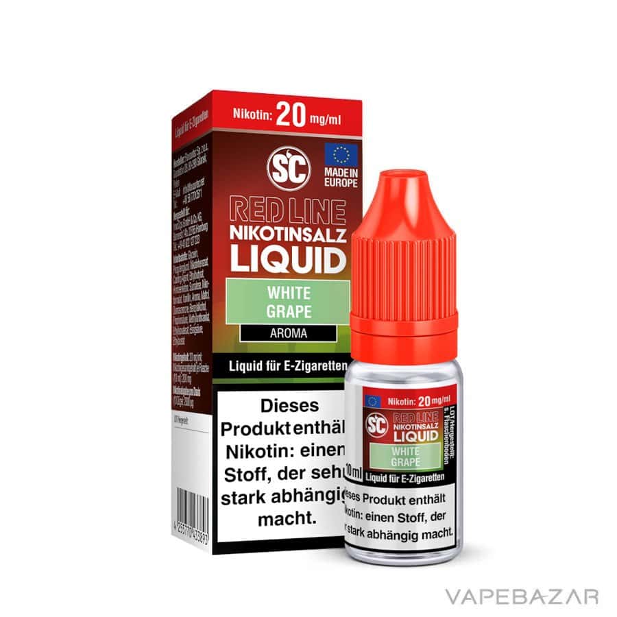 SC Red Line White Grape 2 | Vapebazar Sc Red Line Nikotinsalz Liquid - White Grape