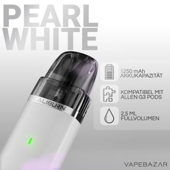 Uwell Caliburn G3 Lite Pearl White