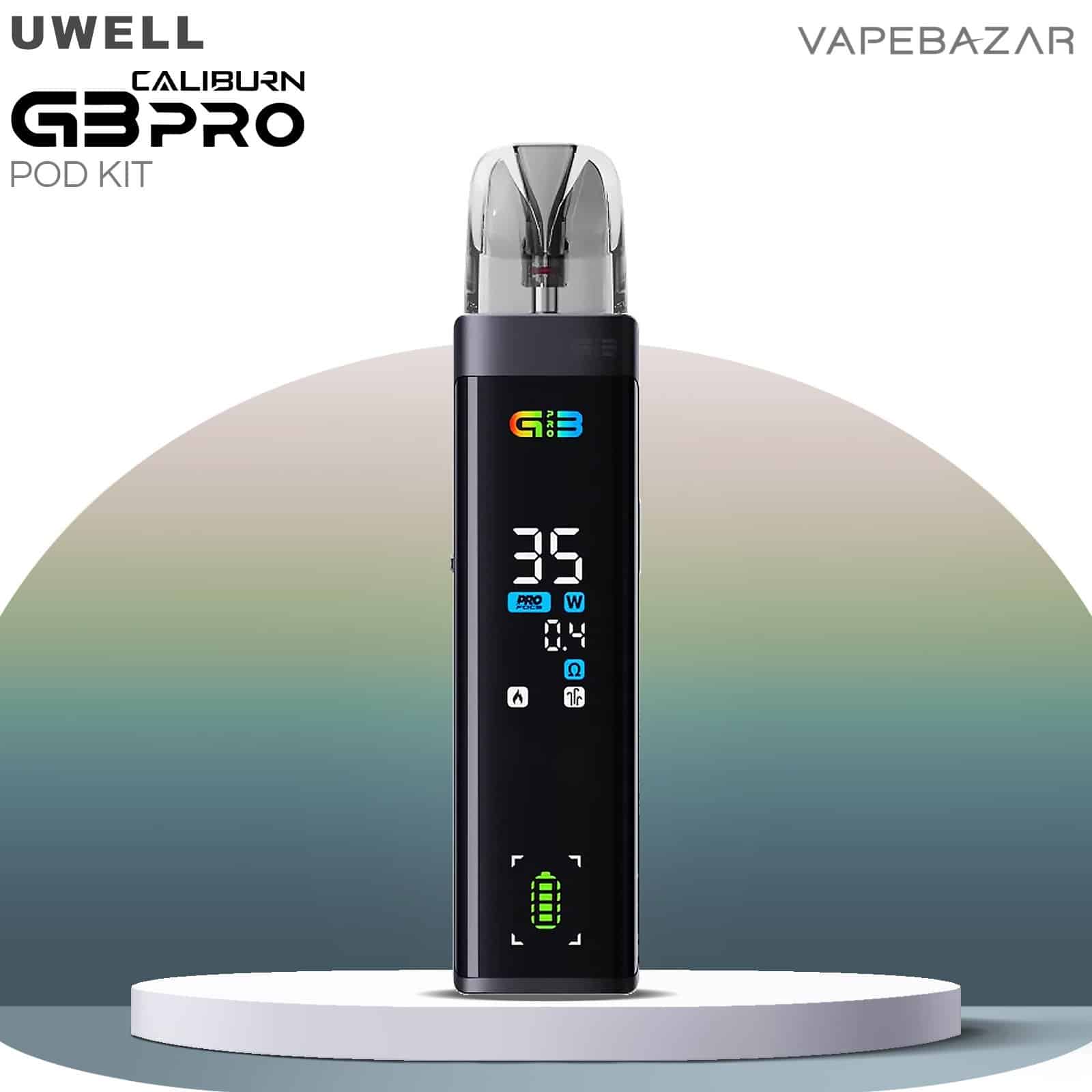 Uwell Caliburn G3 Pro Black | Vapebazar Uwell Caliburn G3 Pro Black