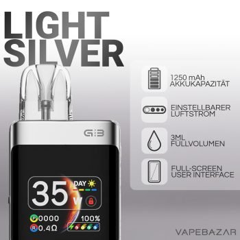 Uwell Caliburn G3 Pro Koko Light Silver