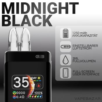 Uwell Caliburn G3 Pro Koko Midnight Black