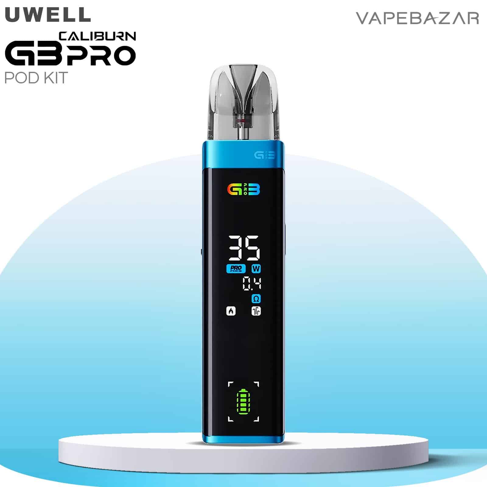 Uwell Caliburn G3 Pro Pacific Blue | Vapebazar Uwell Caliburn G3 Pro Pacific Blue