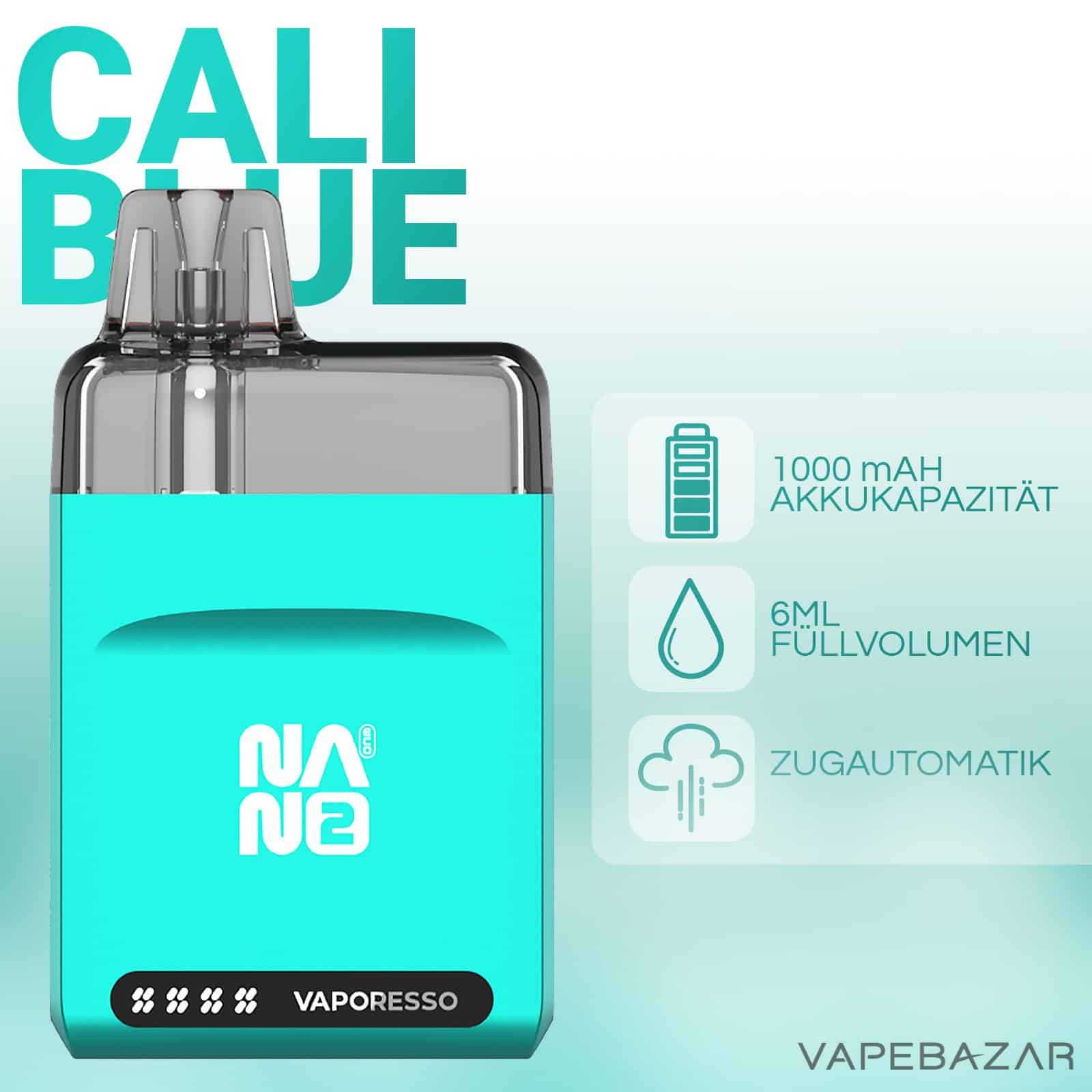 Vaporesso Eco Nano 2 Cali Blue 2 | Vapebazar Vaporesso Eco Nano 2 Cali Blue