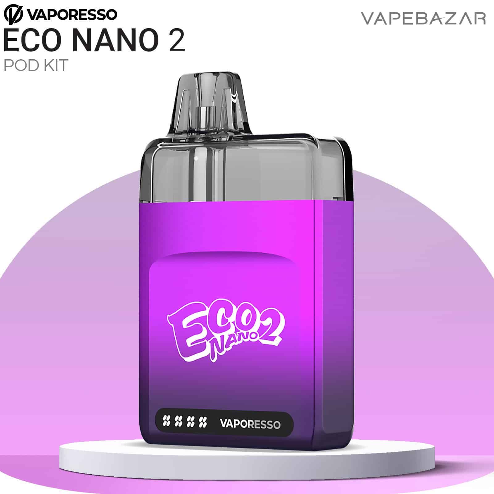 Vaporesso Eco Nano 2 Mistic Purple | Vapebazar Vaporesso Eco Nano 2 - Cali Blue