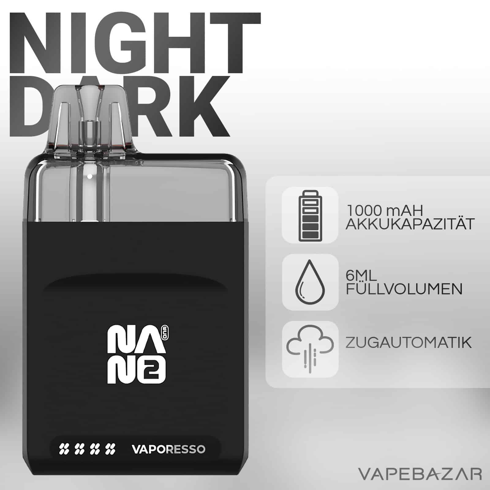 Vaporesso Eco Nano 2 Night Dark 2 | Vapebazar Vaporesso Eco Nano 2 Night Dark