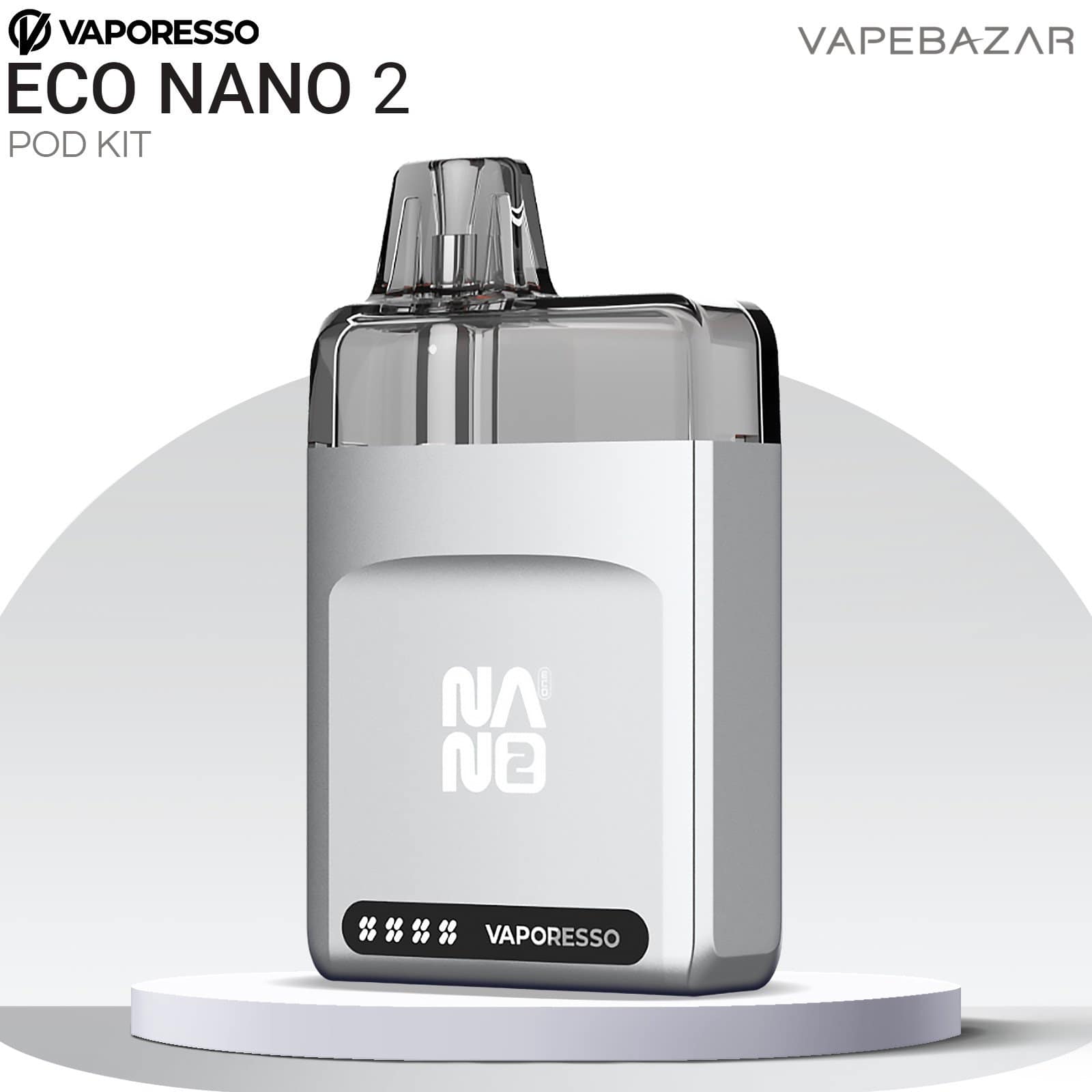 Vaporesso Eco Nano 2 Pristine White | Vapebazar Vaporesso Eco Nano 2 Pristine White