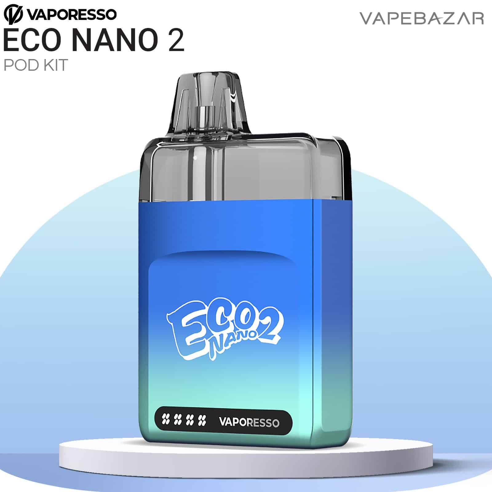 Vaporesso Eco Nano 2 Sky Blue | Vapebazar Vaporesso Eco Nano 2 Sky Blue