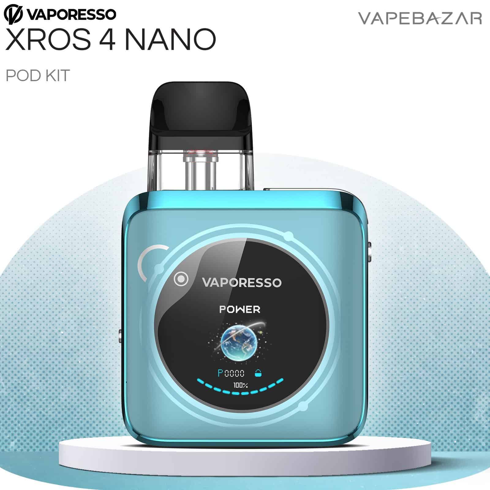 Vaporesso XROS 4 Nano Aquamarine | Vapebazar Vaporesso Xros 4 Nano Aquamarine