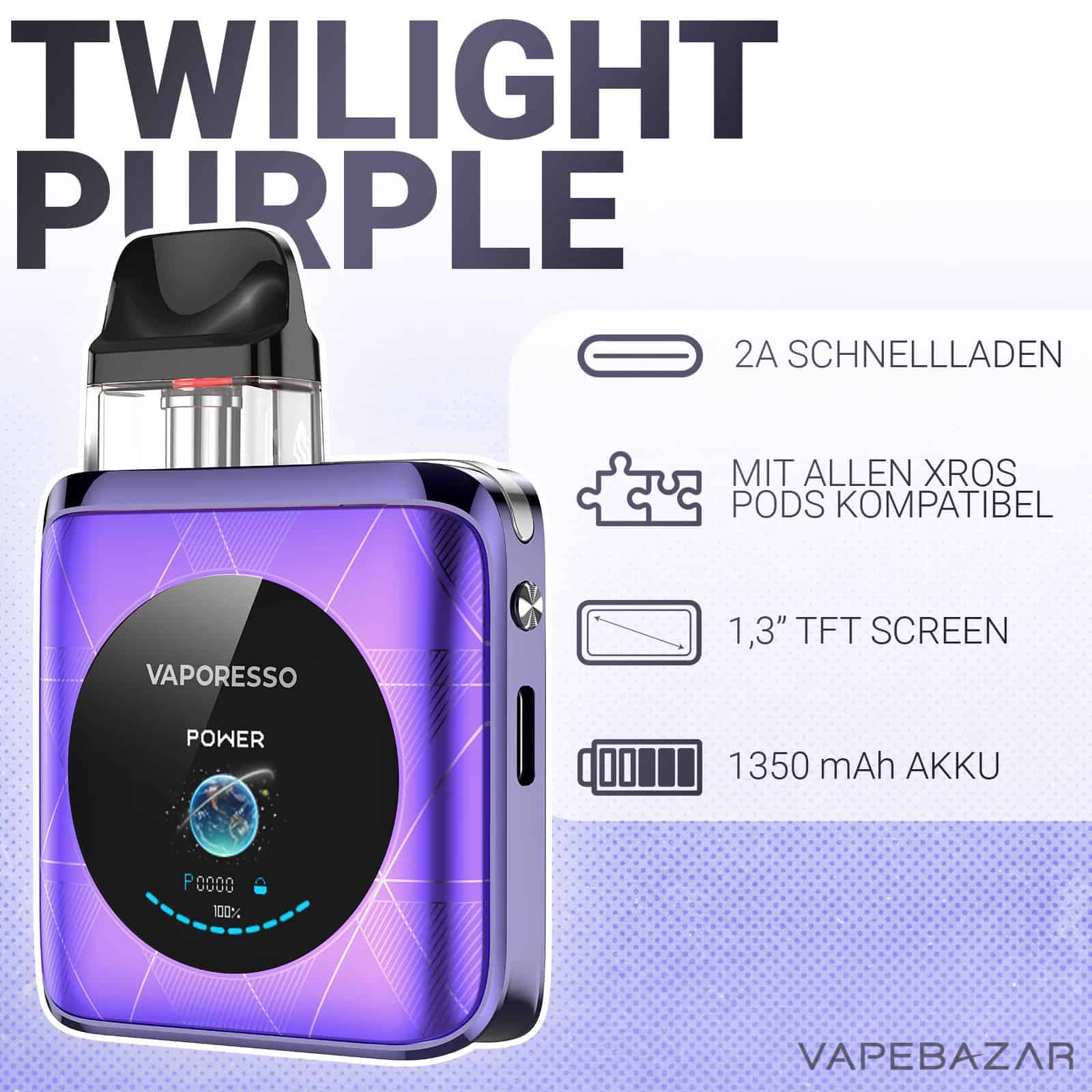 Vaporesso XROS 4 Nano Twilight Purple 2 | Vapebazar Vaporesso Xros 4 Nano Twilight Purple