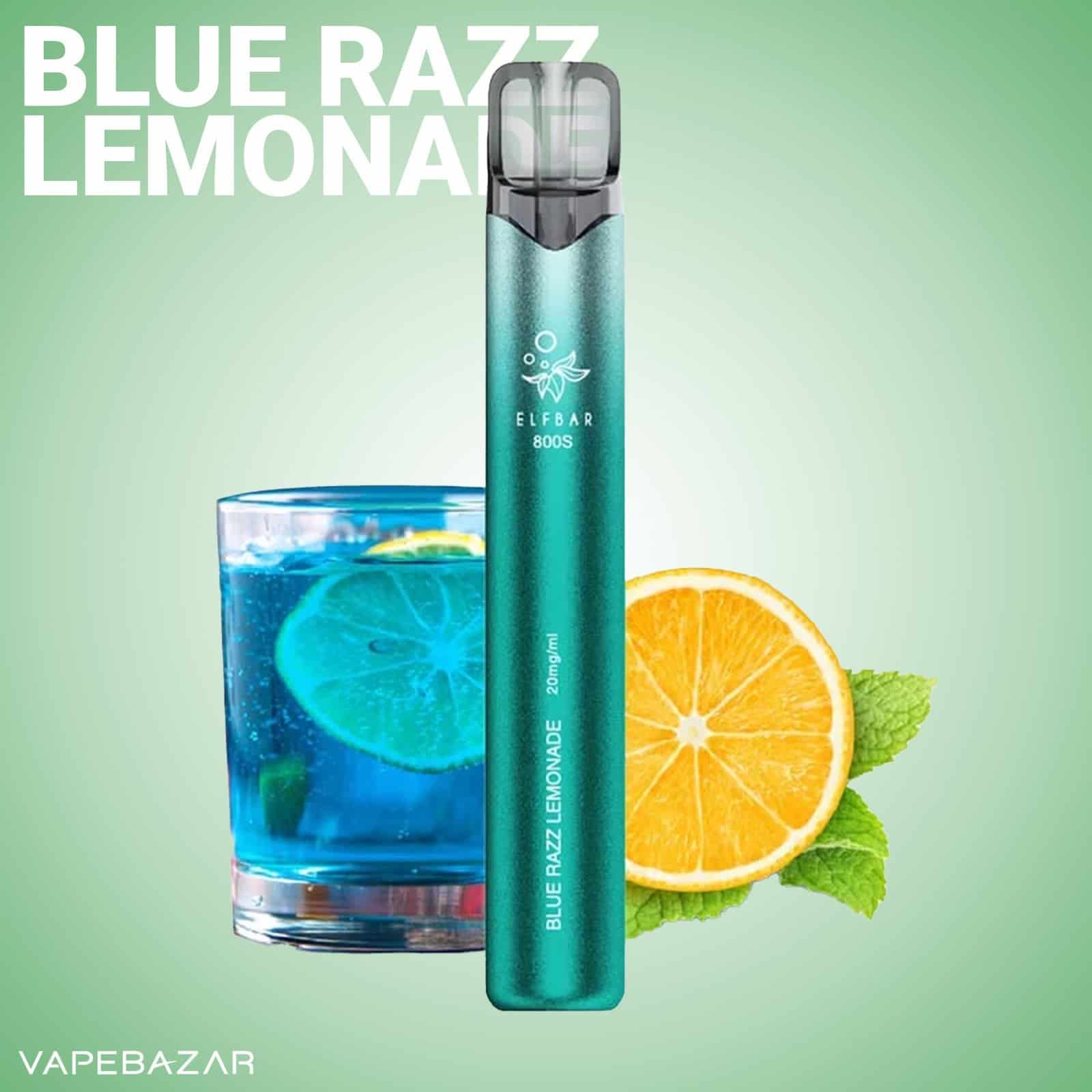Elfbar 800s Blue Razz Lemonade | Vapebazar Elfbar 800S Blue Razz Lemonade