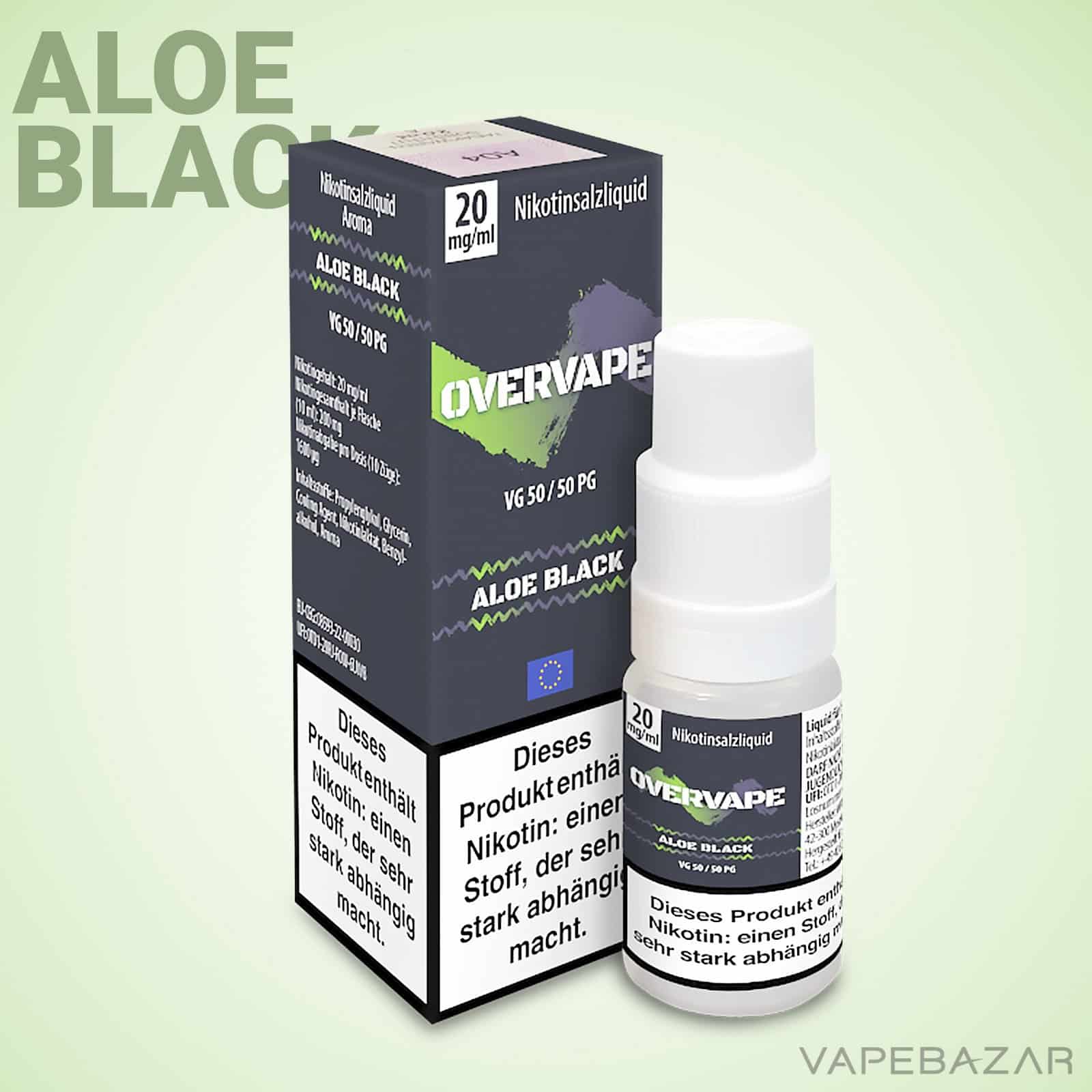 Overvape Nikotinsalzliquid Aloe Black 2 | Vapebazar Overvape Nikotinsalzliquid Aloe Black