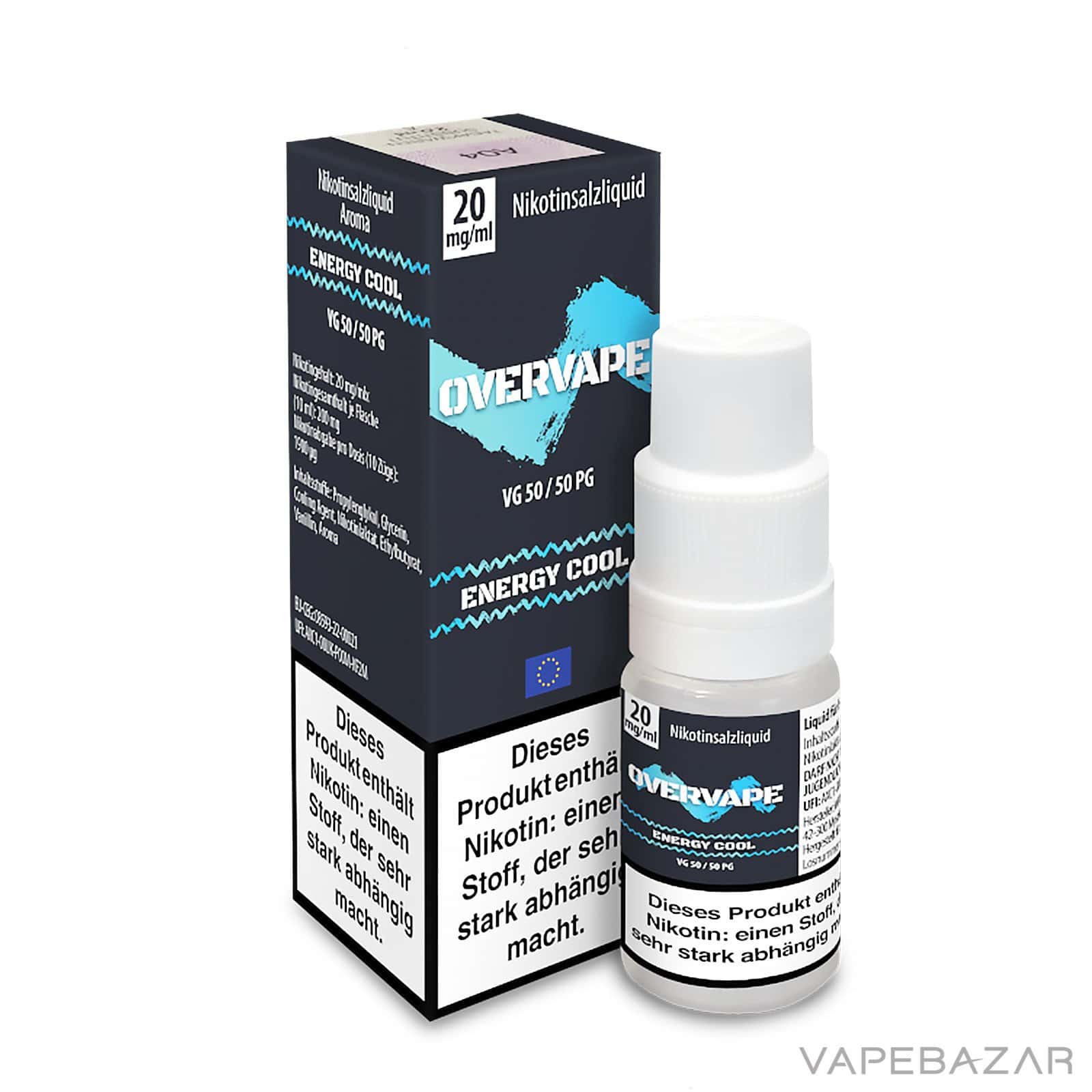 Overvape Nikotinsalzliquid Energy Cool 3 | Vapebazar Overvape Nikotinsalzliquid Energy Cool