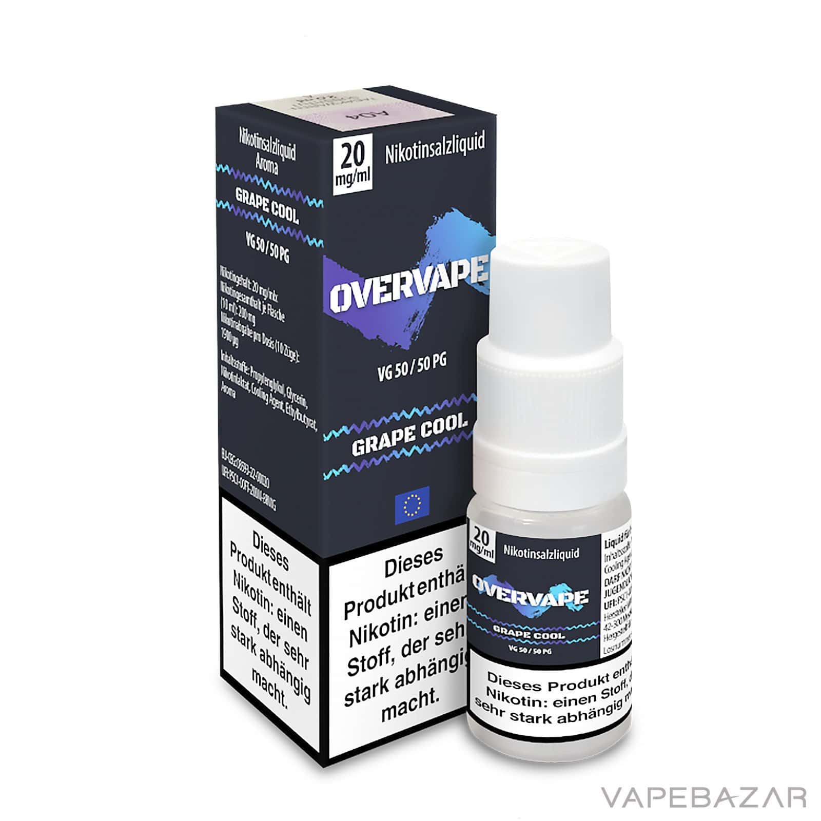 Overvape Nikotinsalzliquid Grape Cool 3 | Vapebazar Overvape Nikotinsalzliquid Grape Cool