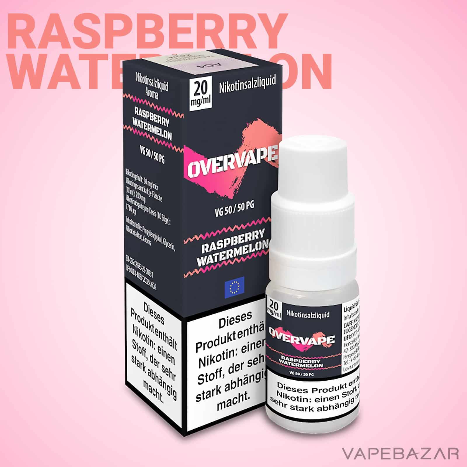 Overvape Nikotinsalzliquid Pineapple Raspberry Watermelon 2 | Vapebazar Overvape Nikotinsalzliquid Raspberry Watermelon