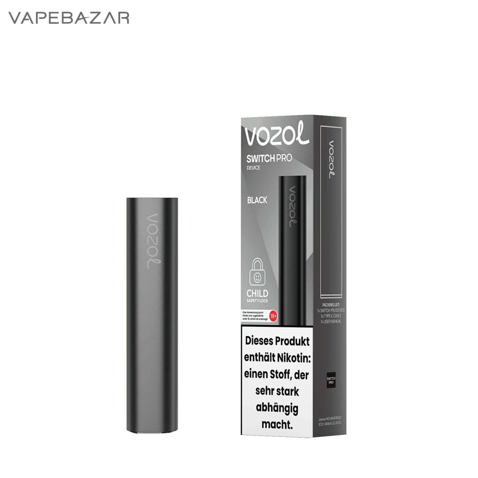 Black3 | Vapebazar Vozol Switch Pro Device Black