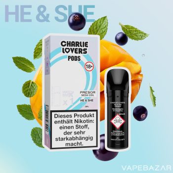 Charlie Lovers Pods He & She 1er Vapebazar