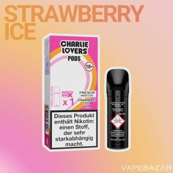 Charlie Lovers Pods Strawberry Ice Vapebazar