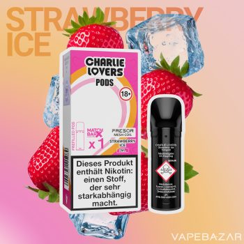 Charlie Lovers Pods Strawberry Ice Vapebazar