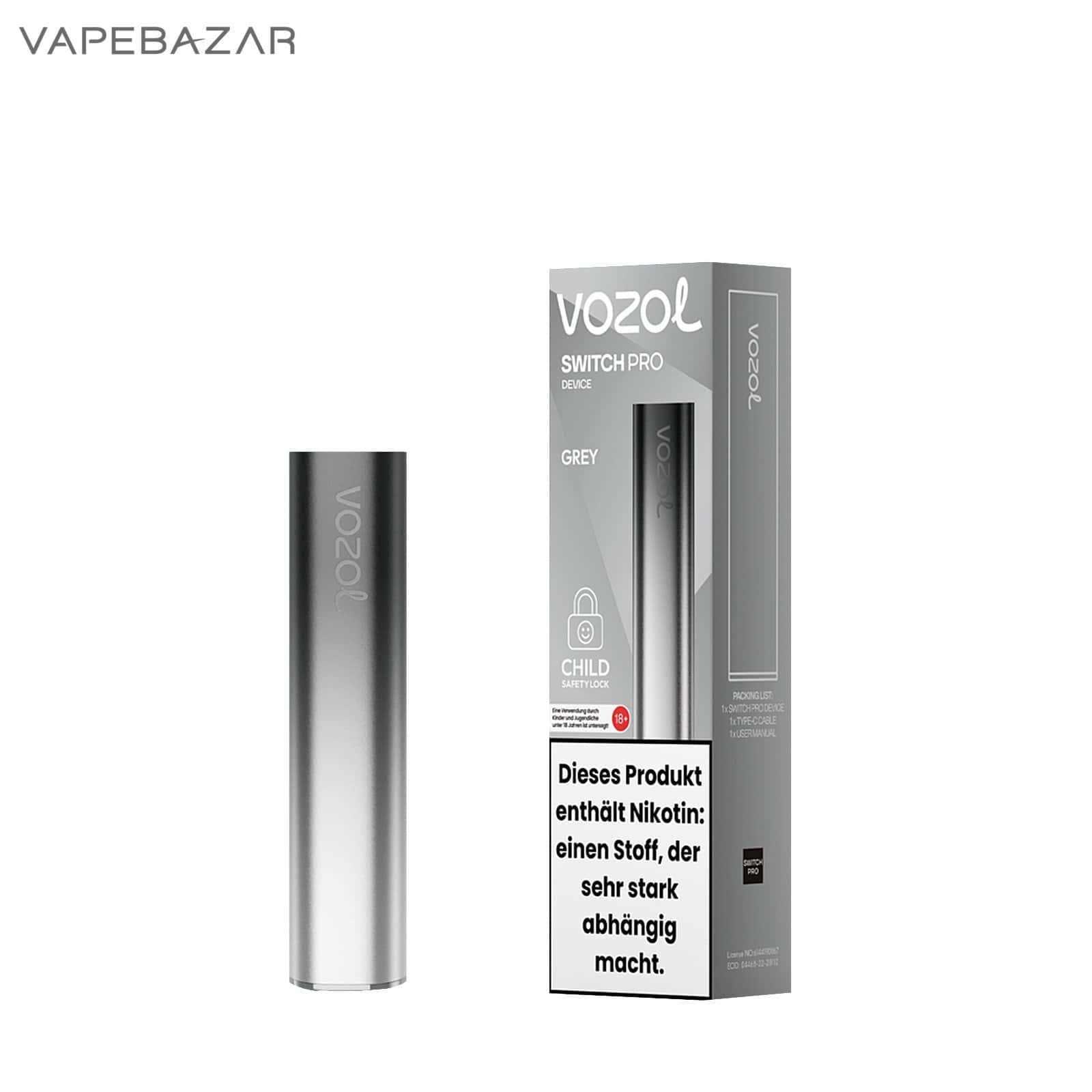 Grey3 | Vapebazar Vozol Switch Pro Device Grey