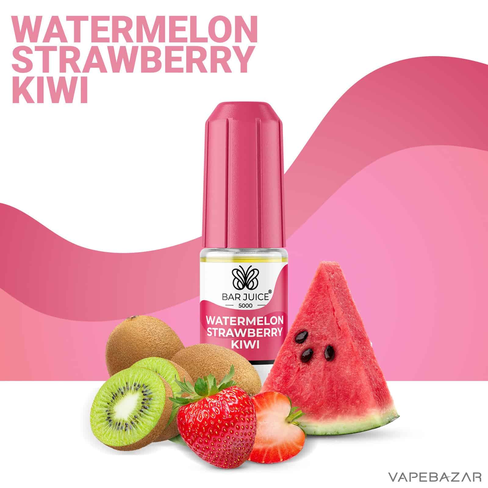 Bar Juice 5000 Watermelon Strawberry Kiwi | Vapebazar Bar Juice 5000 Watermelon Strawberry Kiwi
