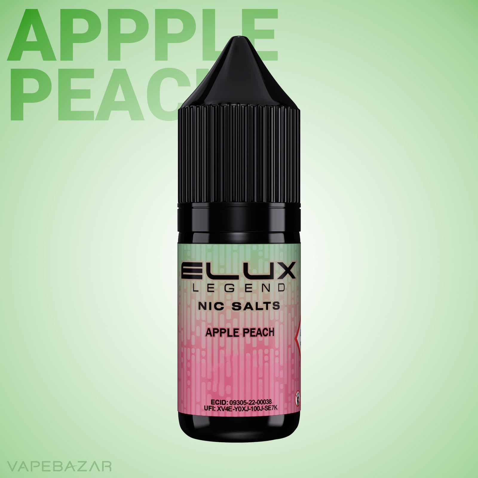 ELUX LEGEND NIC SALTS Apple Peach 2 | Vapebazar Elux Legend Nic Salts Apple Peach 2