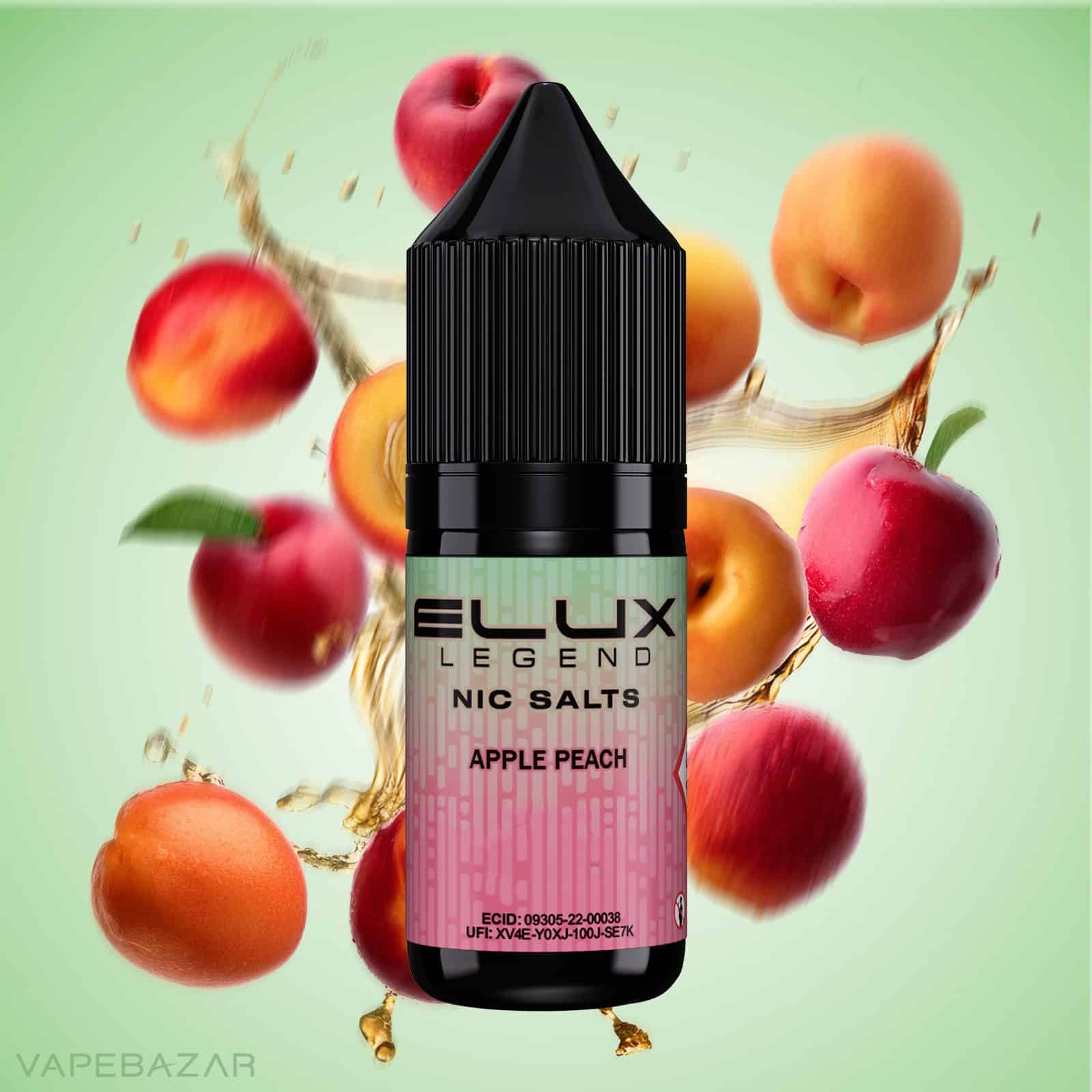 ELUX LEGEND NIC SALTS Apple Peach | Vapebazar Elux Legend Nic Salts Apple Peach