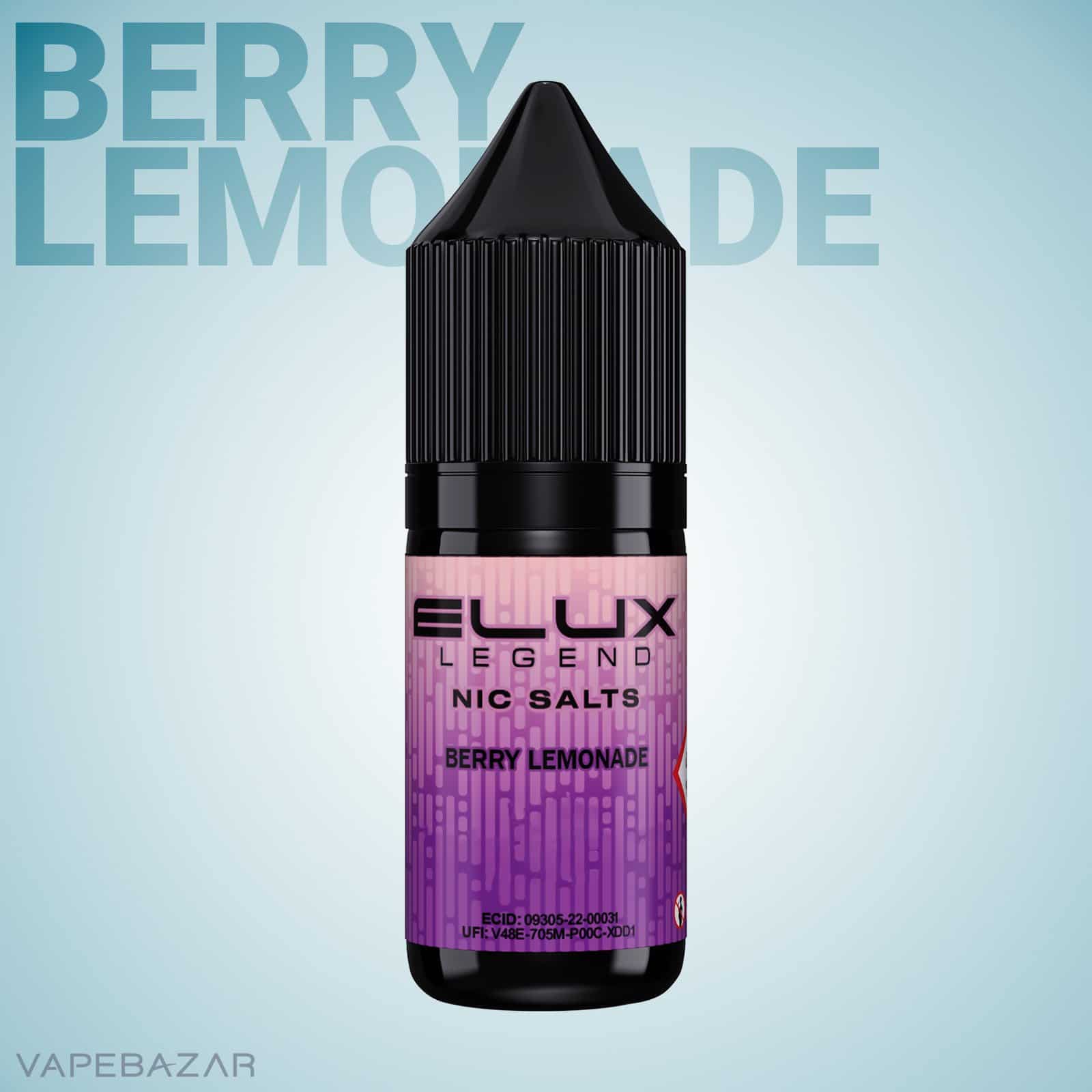 ELUX LEGEND NIC SALTS Berry Lemonade 2 | Vapebazar Elux Legend Nic Salts Berry Lemonade