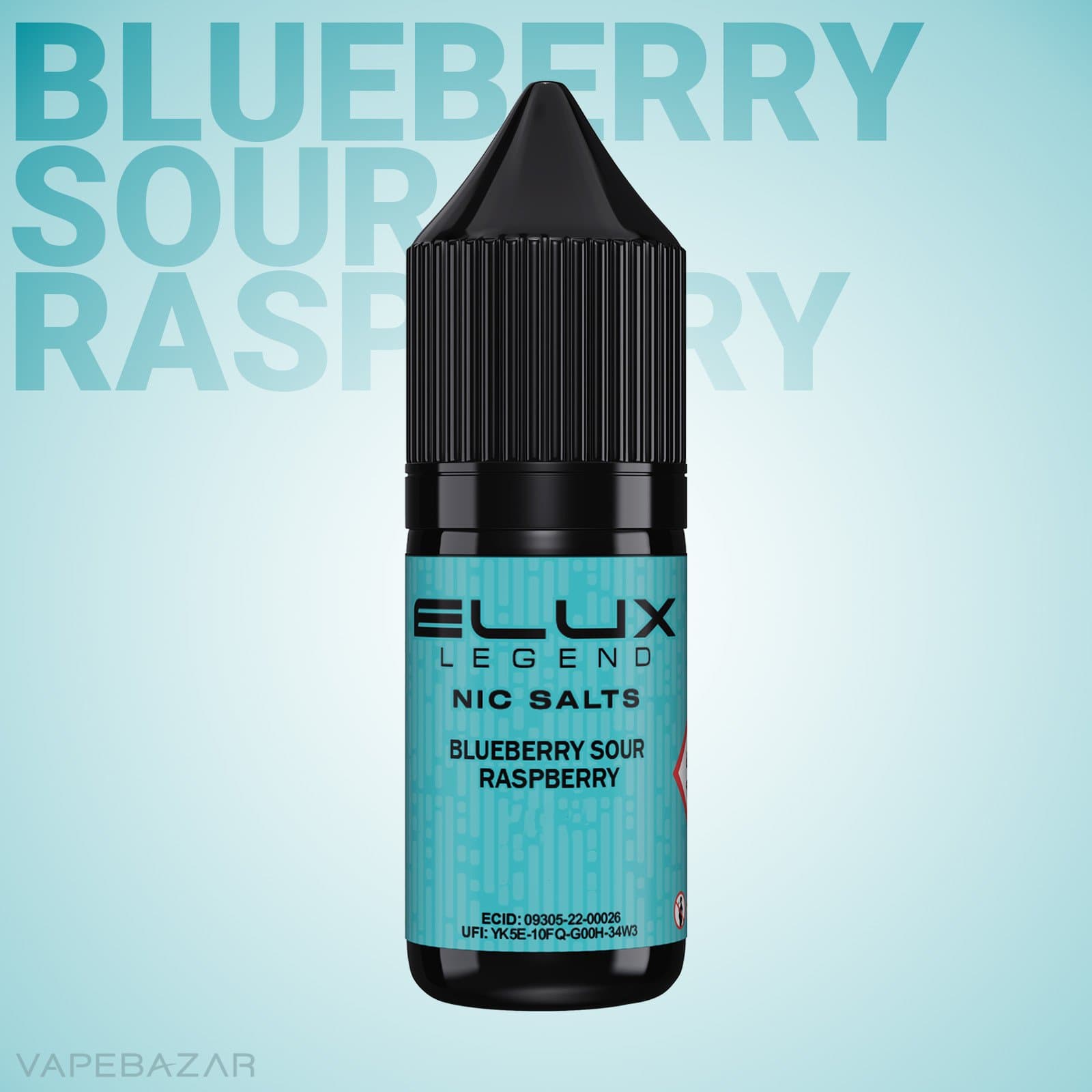ELUX LEGEND NIC SALTS Blueberry Sour Raspberry 2 | Vapebazar Elux Legend Nic Salts Blueberry Sour Raspberry