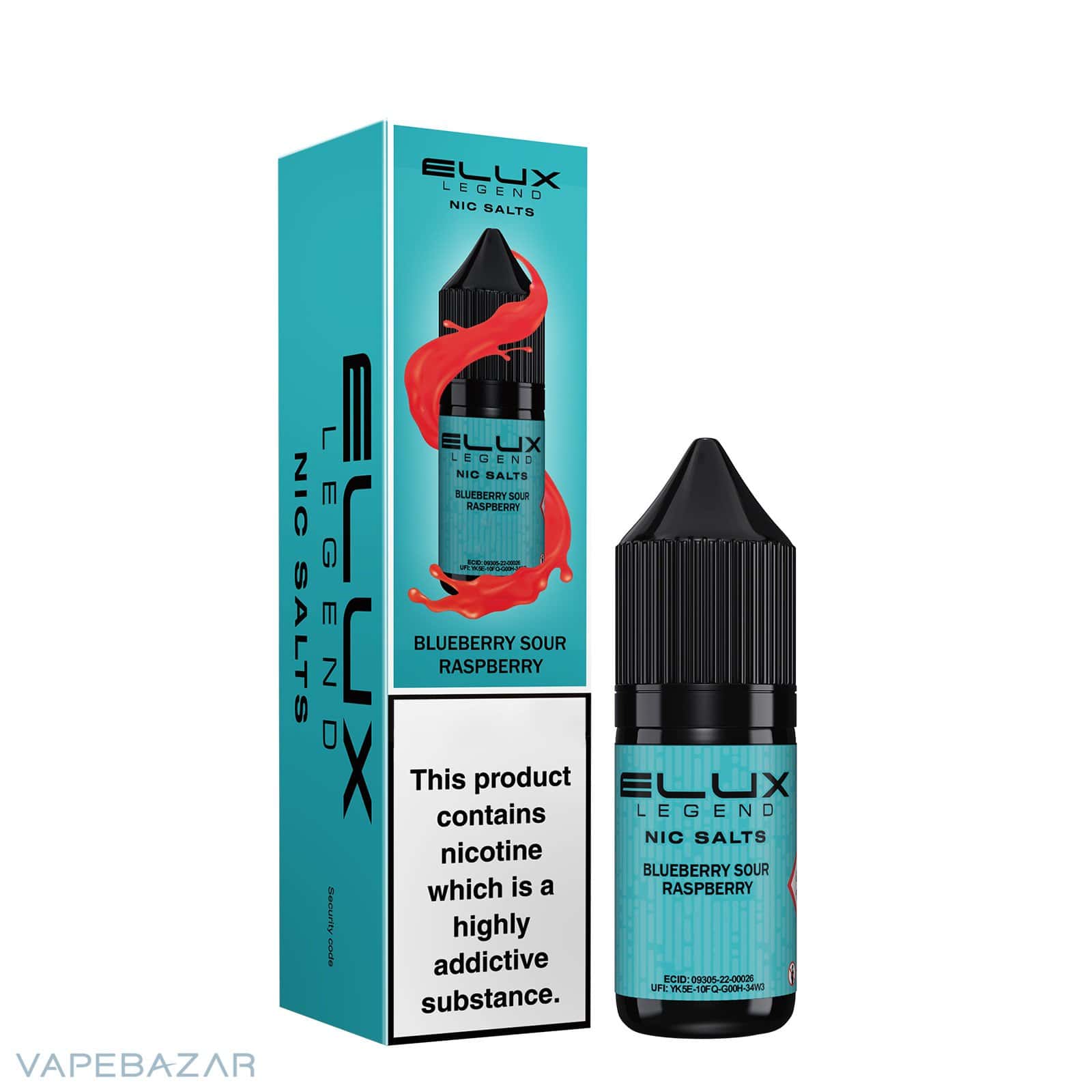 ELUX LEGEND NIC SALTS Blueberry Sour Raspberry 3 | Vapebazar Elux Legend Nic Salts Blueberry Sour Raspberry
